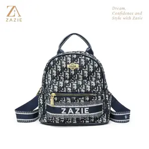 【ZAZIE】-Ransel bunga tua bersulam ransel berkapasitas besar tas kasual baru tas bahu perjalanan tas wanita(JL-2029)