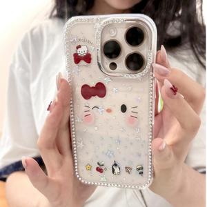 Cute iPhone 16 Pro Max Compatible Apple Phone Case 15/13/12/14 Full Coverage Soft Case XS Fun