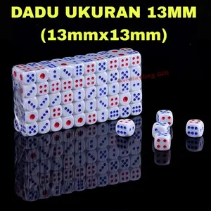 Dadu 13x13mm Dadu 1,3cm x 1,3cm GROSIR TERMURAH
