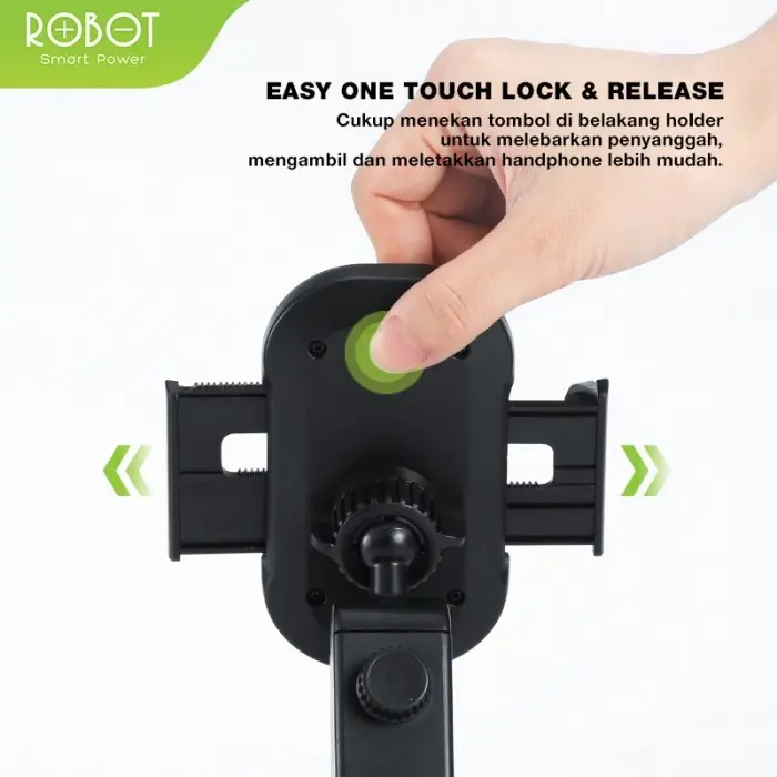 Car Holder Mobil ROBOT RT-CH12 Stand HP Tempat Dudukan Handphone GPS 1