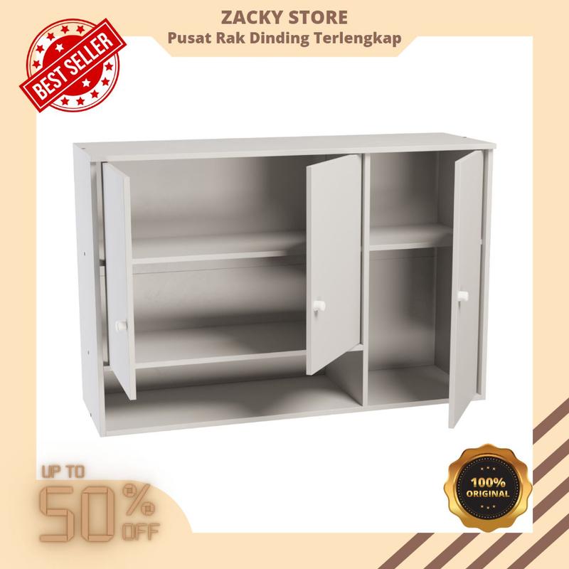 Lemari Dapur Gantung Minimalis Kitchen Set Multifungsi Rak Dapur Serbaguna Hemat Ruang Tempel Dinding Type 053/054/057L/057M/056L/056M Furniture 7