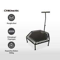 Gambar AZKO Kinetic 112 cm Trampoline Dengan Handle Bar Hrtr09E Trampolin Alat Bermain Dan Olahraga Jumping Pad dari AZKO ID Kota Administrasi Jakarta Selatan 2 Tokopedia
