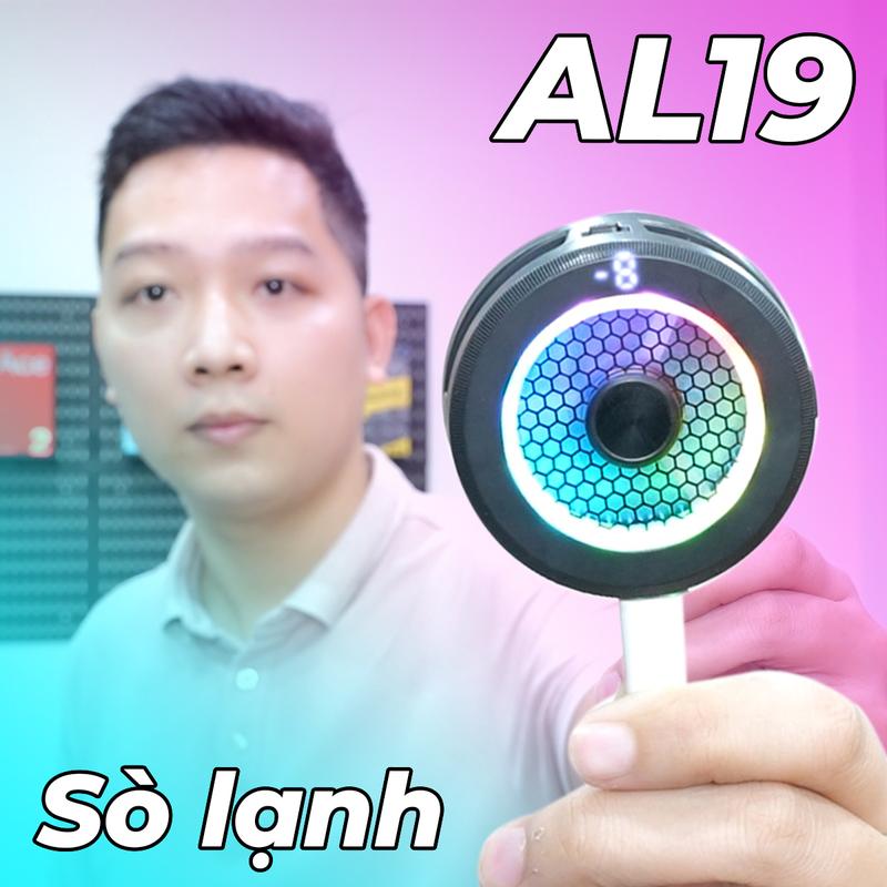 Quạt tản nhiệt điện thoại sò lạnh từ tính AL19 làm lạnh đóng băng màn hình hiển thị nhiệt độ led RGB