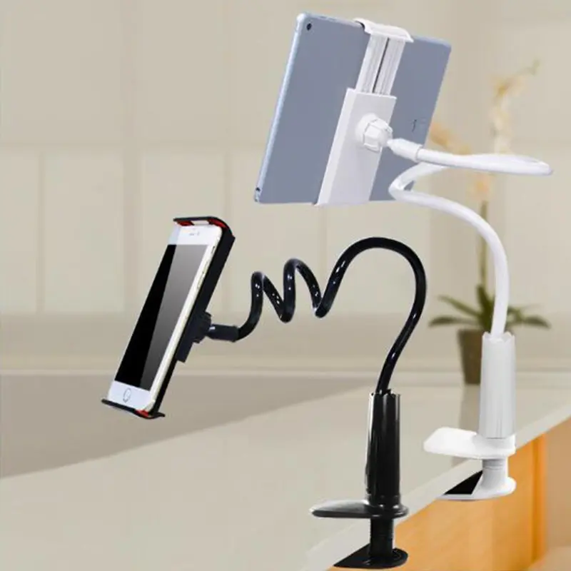 Pemegang Telefon Klip Putar Isi Rumah, Berbilang Fungsi, Universal untuk Desktop dan Tepi Katil, Sesuai untuk Menonton Video dan Tablet, Pemegang Telefon Malas