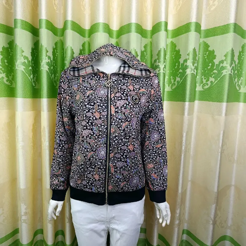 [Shop Ngoc Lợi] Ao khoát hoa hồng dâu hàng QC CC thiết kế thun cotton co giãn 3