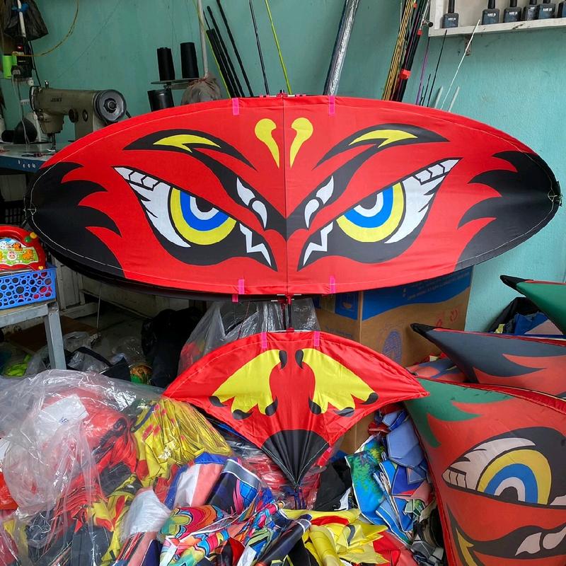 Diều mini 1m5 cú mắt lườm kèm dây thả xịn Đồ Chơi