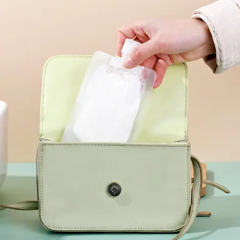 BISA COD H5773 Travel Pouch Botol Refill Transparan Shower Gel Shampoo Portable Plastik 1