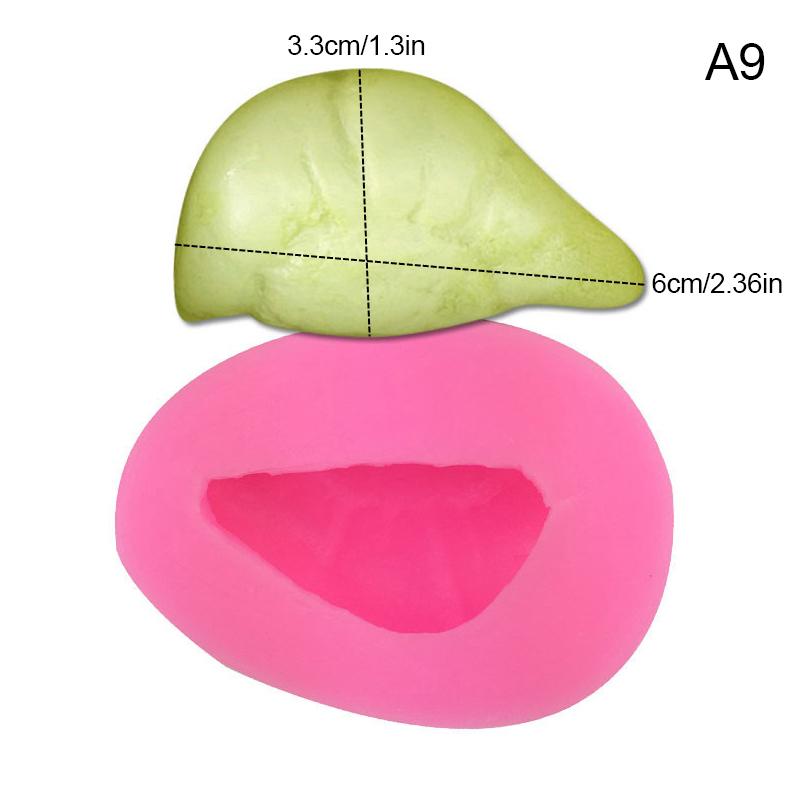 Product Introduction of [HOU]3D Fruit Banana Pineapple Corn Mango Durian Ice Cream Silicone Mold Fondant Cake Decorating Tools Chocolate Baking Gypsum Mold 23
