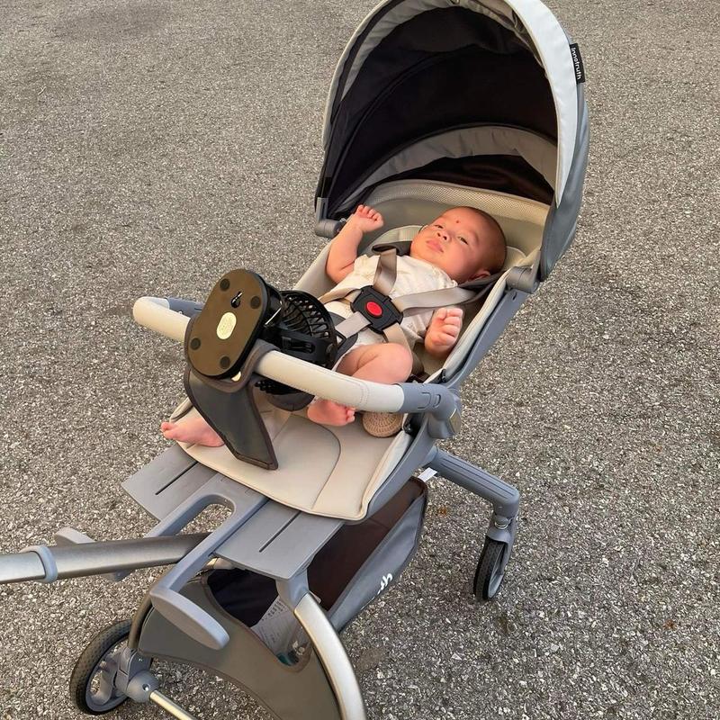 [ DEAL TỐT ] Xe Đẩy Kidskoala / Innotruth HA-8 Vingng Q7 Gấp Gọn Cho Bé - Hợp Kim Nhôm Beige xe  đẩy xe  đẩy