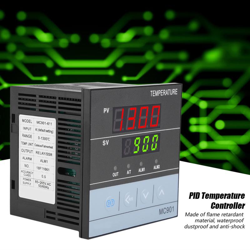 MC901 Digital PID Temperature Controller K Type PT100 Sensor - TikTok Shop