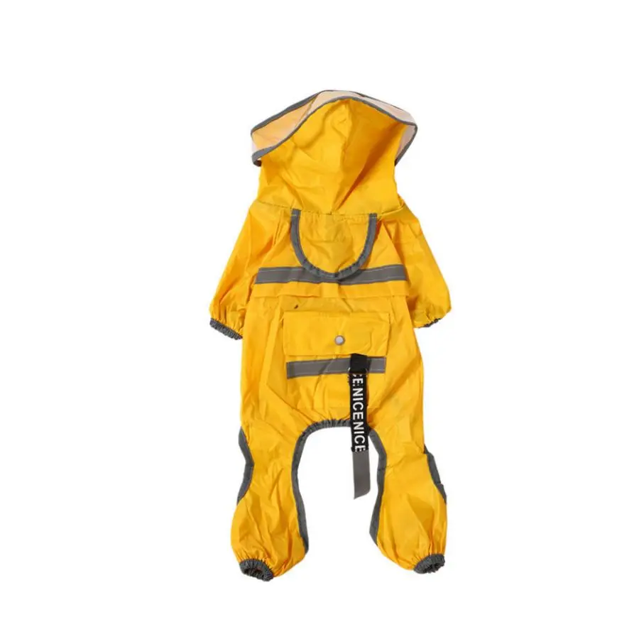 Pet Raincoat With Hood, Waterproof Dog & Cat Raincoat, Pet Raincoat For Outdoor