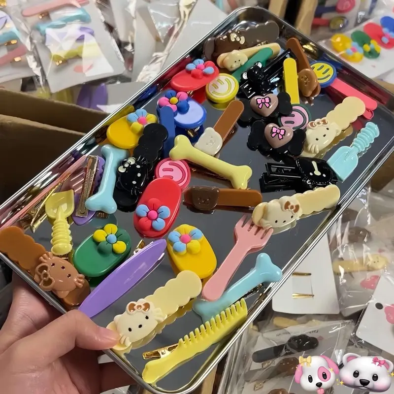 SET 60 Kẹp Tóc Xinh Xắn Hàn Quốc Nhiều Màu Sắc Dễ Sử Dụng Phối Đồ 2