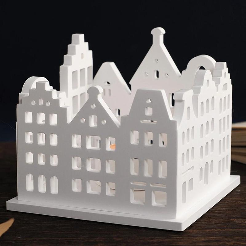 Product Introduction of Creativity Silicone Hollow Candlestick Molds Epoxy Resin Square Candle Holder Mold DIY Craft Tea Lamp Holder Mold Home Decor 10