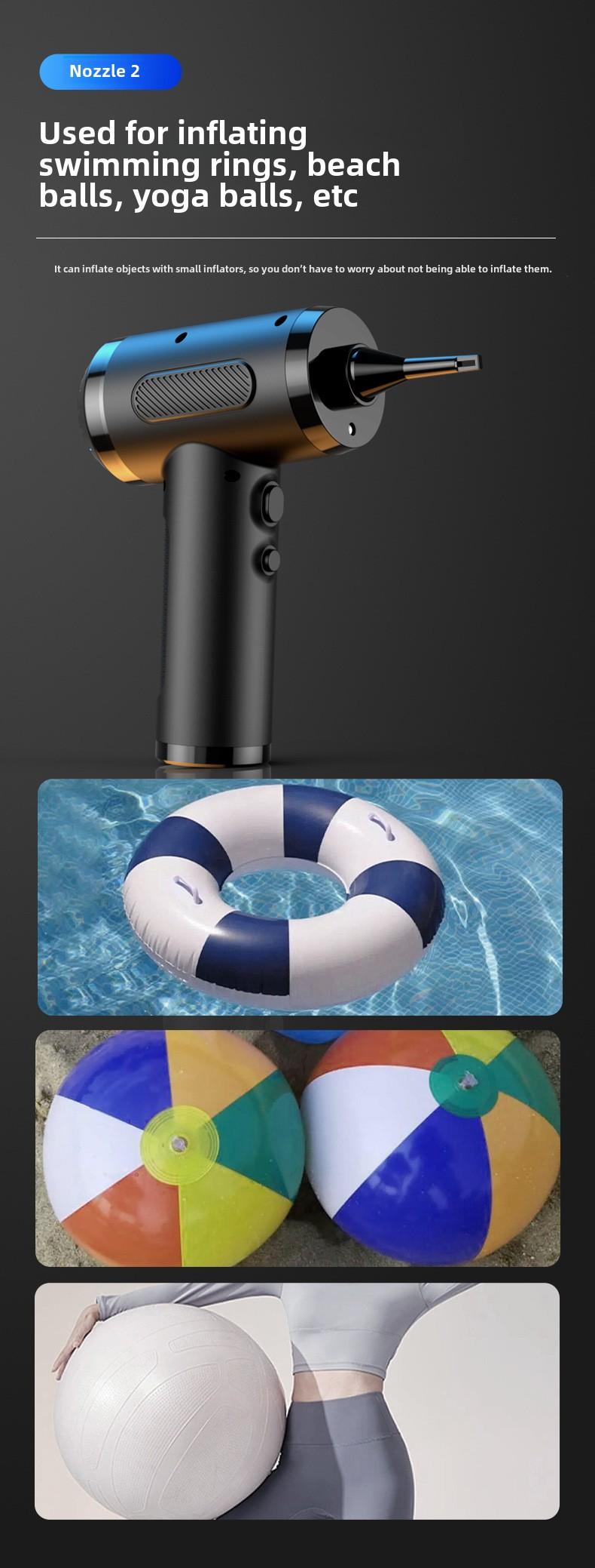 Product Introduction of Duster Blowing and Suction Integrated Handheld Pumping High-Power Computer Chassis Keyboard Wireless Duster 5