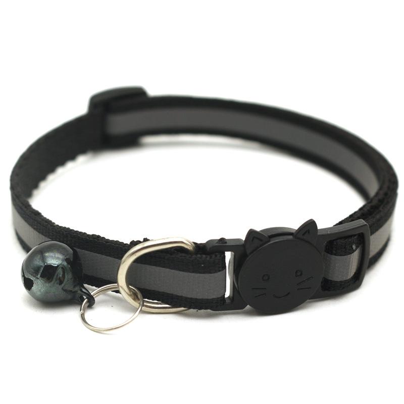 Product Introduction of Safety Buckle Detachable Reflective with Bell Cute Pet Products Colorful Nylon Collars Accessories Necklace Cat Dog Bell Collar 16