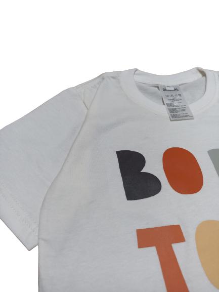 Baju Kaos Anak UNISEX  Laki Laki/perempuan - BORN TO BE WILD - Usia 1 sampai 5thn Combed Perempuan Cotton 1