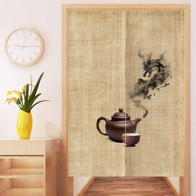 Rèm Phong Thủy Phong Cách Trung Quốc Cho Phòng Ngủ, Phòng Khách, Nhà Bếp, Rèm Nửa Nhật Bản, Rèm Cửa 1