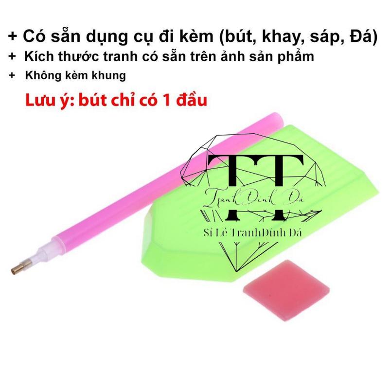 Product Introduction of Tranh đính đá tự hoàn thành kích thước 30x40cm CầuMùaXuân 8773  Làm Đồ Handmade 8