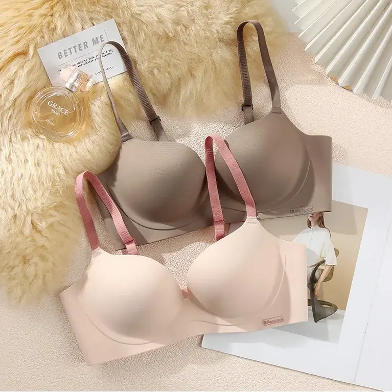 [Áo Lùi Size] Áo Lót Áo Bra Chất Su Đúc Không Gọng Không Đường May Mút Mỏng   -- VN231067 Nữ Women 5