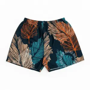Celana Pendek Santai Dewasa Unisex Katun Boxer Motif Karet Pria Wanita Shorts Dengan Karet Pinggang Elastis Dan Saku Praktis Size Hingga 75 Kg
