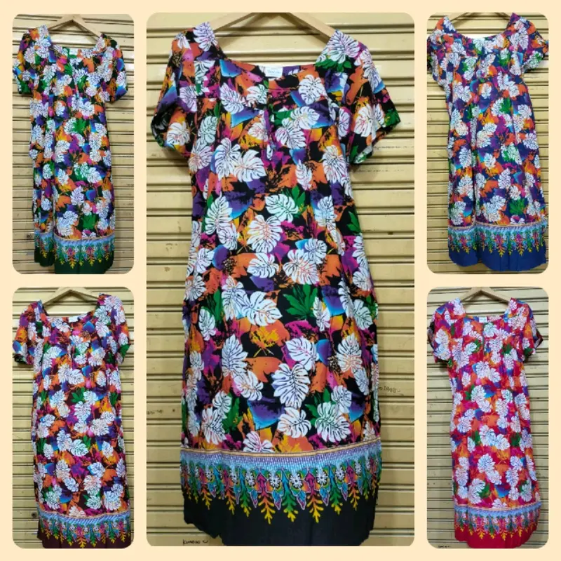 DASTER HOMEDRESS RAYON PUTRI AYU BUSUI MOTIF DAUN DAUN 0