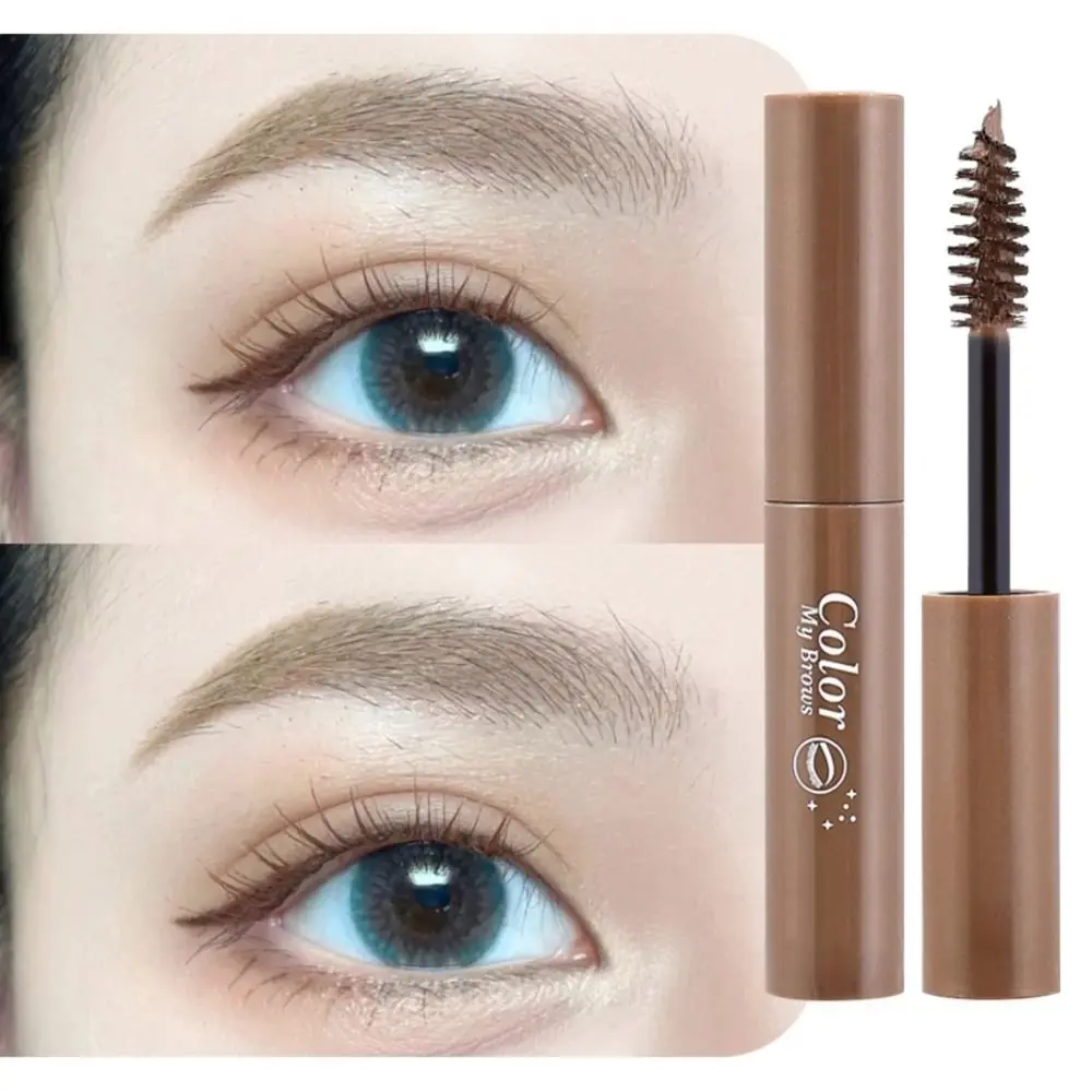 Makeup Brown Liquid Dyeing Eyebrow Cream Waterproof Long Lasting Eyebrow Tint No Fading Natural Brow Tattoo Girl