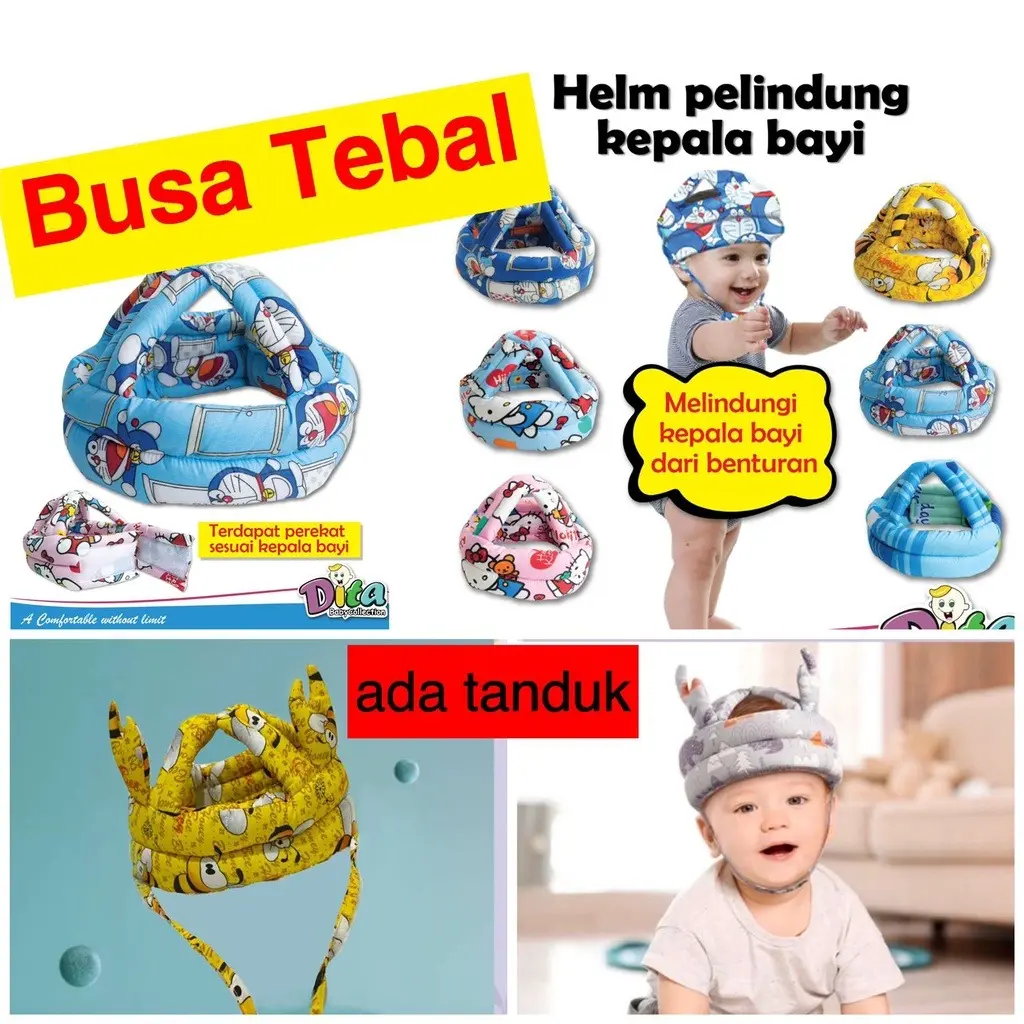 TOPI HELM BANTAL PELINDUNG KEPALA BAYI HEAD NECK PILLOW PILLOW HEAD Bantal pelindung kepala bayi TOPI HELM PROTECTOR Child