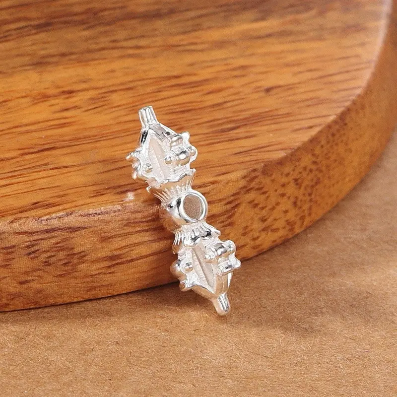 [GIÁ SỈ] Bạc S925: Charm bạc Chùy Kim Cang Cỡ To HTJEWELRY PH110 2