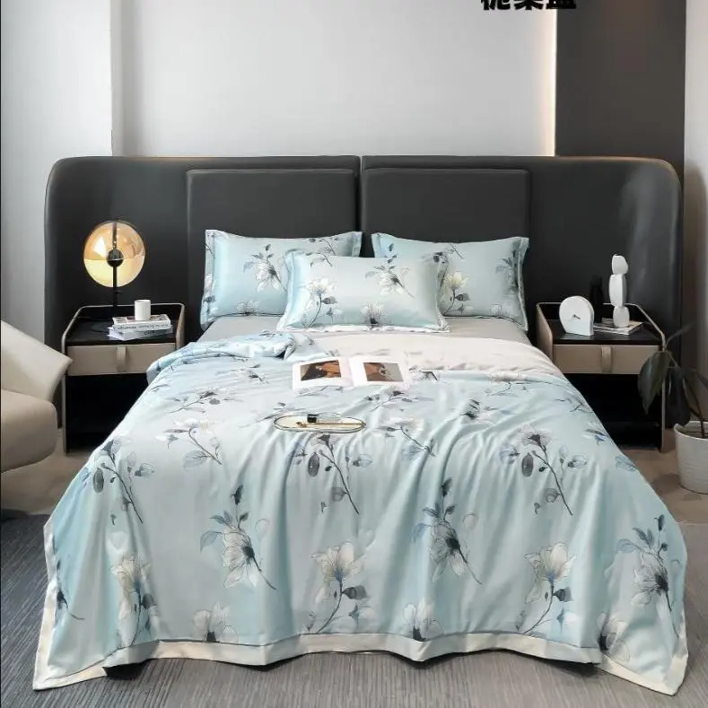 {Xiaoqian Home Furnishings} [HCM] Chăn Hè Lụa Thái Trần Bông Mát Lạnh nhập khẩu, Mền Hè chất liệu Lụa Mềm Mịn mẫu mới 2023. Kích Thước Chuẩn 2m2*2m3 7