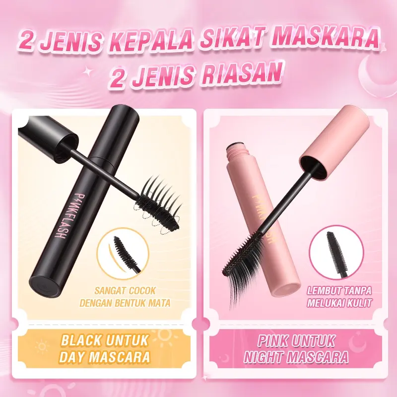 Pinkflash Mascara + Eyeliner + Auto Eyebrow Set Waterproof Eyeshadow 3