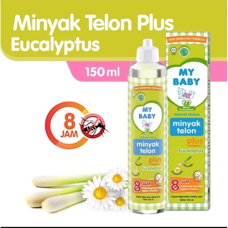 My Baby Minyak Telon plus Eucalyptus 8hours 1