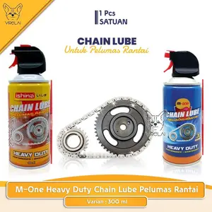 Heavy Duty Chain Lube Pelumas Rantai Japan Quality [ISHIMA / M-ONE] cairan pembersih permukaan