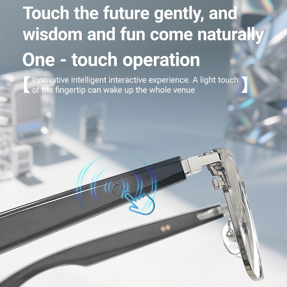 GT-33 smart glasses anti-blue light glassesTranslation Sunglasses Voice Remote Control Music Eyewear Waterproof Eyeglasses - Image 5