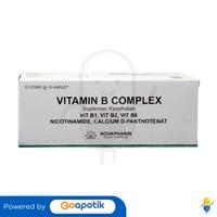 Gambar VITAMIN B COMPLEX NOVAPHARIN BOX 100 KAPLET dari Apotek Aulia Bekasi Utara by GoApotik Kota Bekasi 2 Tokopedia