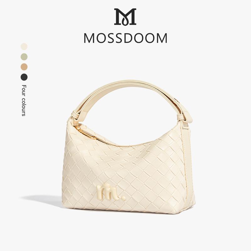 MOSSDOOM Celestia Bag 2024 Túi xách đeo vai họa tiết dệt mới đơn giản và thời trang