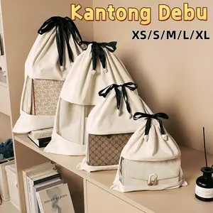 5 PCS Pelindung Accessories Tas Anti Debu Dan Percik Air/Tas Jinjingdust Bag Cover Tas Helm Sepatu/as Debu Tas Anak Perempuan