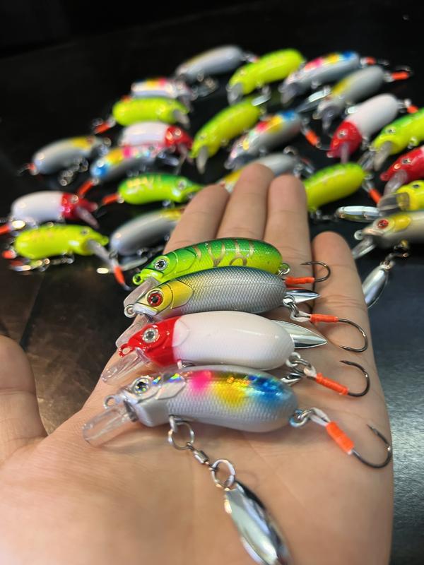  CC50 Nâng Cấp Có Thìa Lưỡi Đơn Câu Lóc Câu Chày Chẽm Chét,... Đi lửng  6.5gam  - Mua 2 con tặng 1 con cá sắt Đi Câu Bắt Cá Fishing Câu Cá 