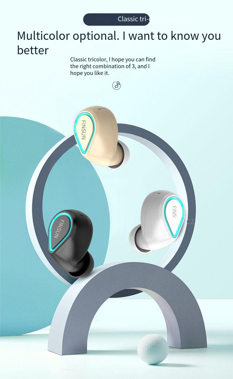 Product Introduction of Private Model M5 Mini Bluetooth Headset Wireless in-Ear Sports Business Driving Foreign Trade 13