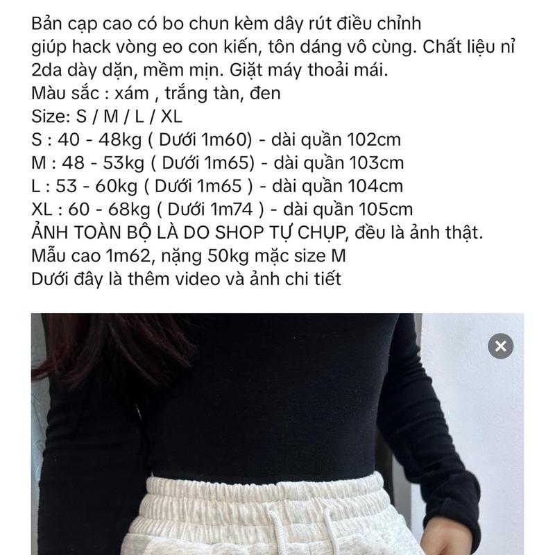 [ Mã Q07 - Ảnh thật ] Quần ống loe dáng dài hottrend nâng mông B.em Sotre Nữ vải Nỉ 2da dày dặn cạp chun co giãn Women 8