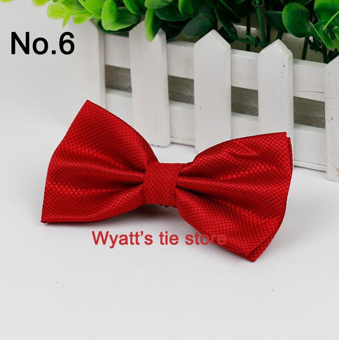 Product Introduction of $ Bow Tie Men's Polyester Jacquard Bow Tie Hidden Check Fine Texture Bow Tie Korean Style British Wedding Bow Tie 6
