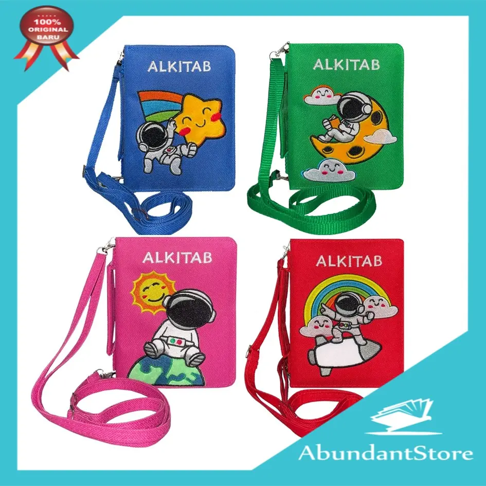 Alkitab Anak KECIL Motif ASTRONOT Sampul Kain Resleting - TB2 034 TI Astronot