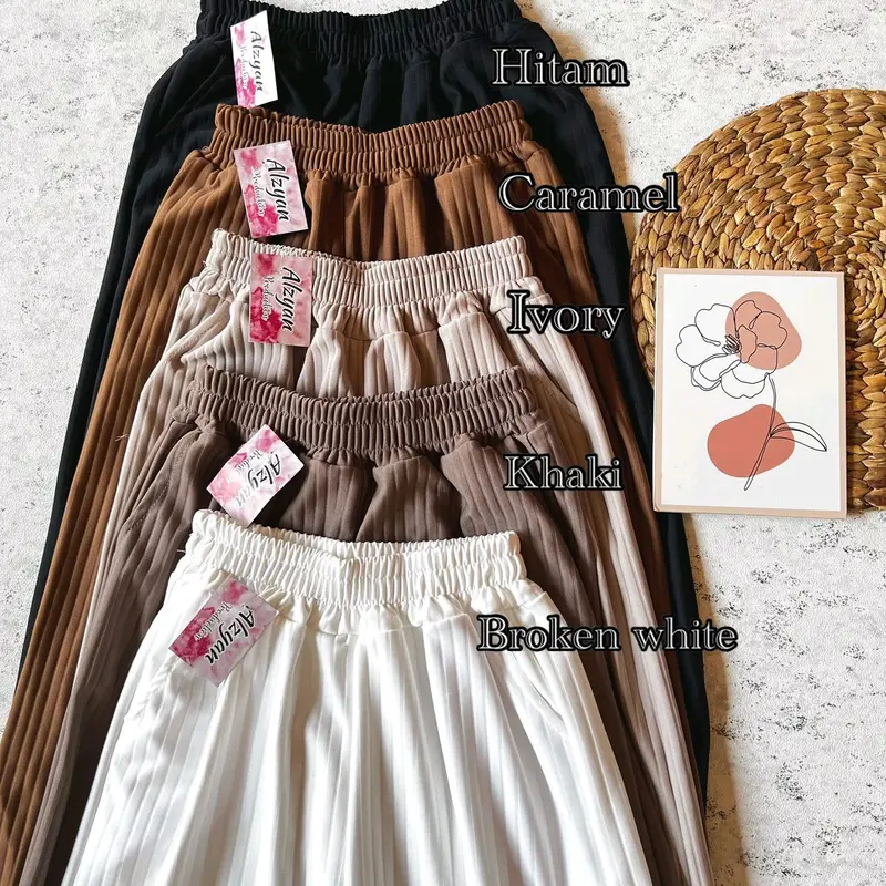 SF - Kulot Knit Premium Super Jumbo Muat BB 90kg Wanita Celana Panjang 1
