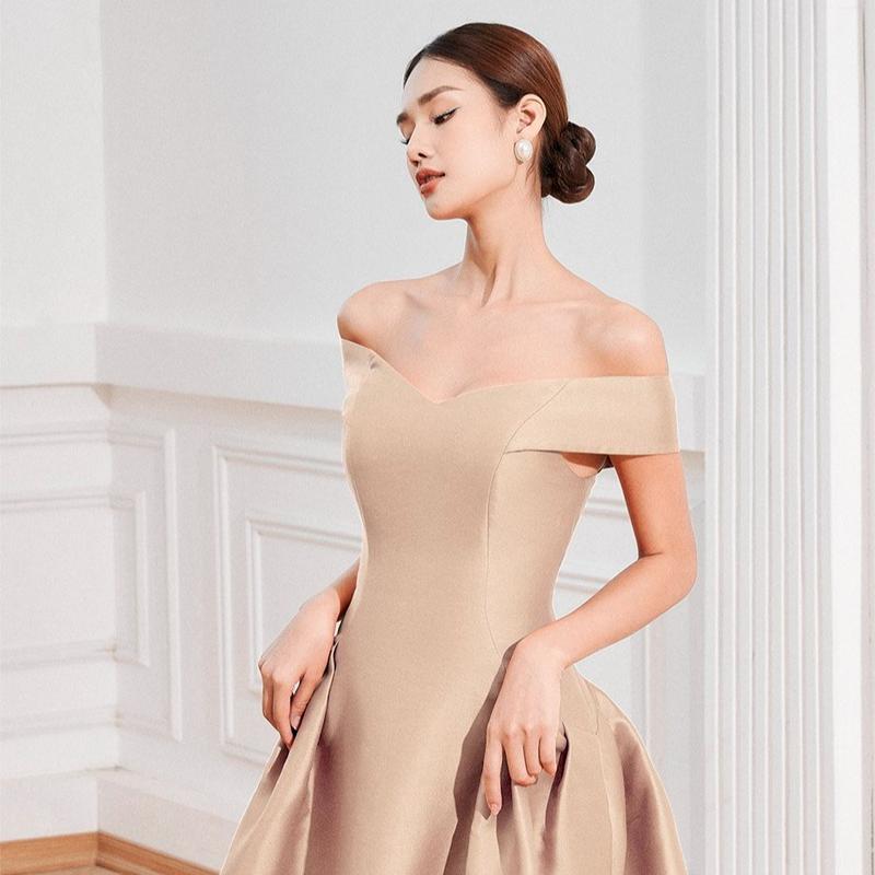 Đầm xòe vai trễ HeraDG WDPBB2009 4