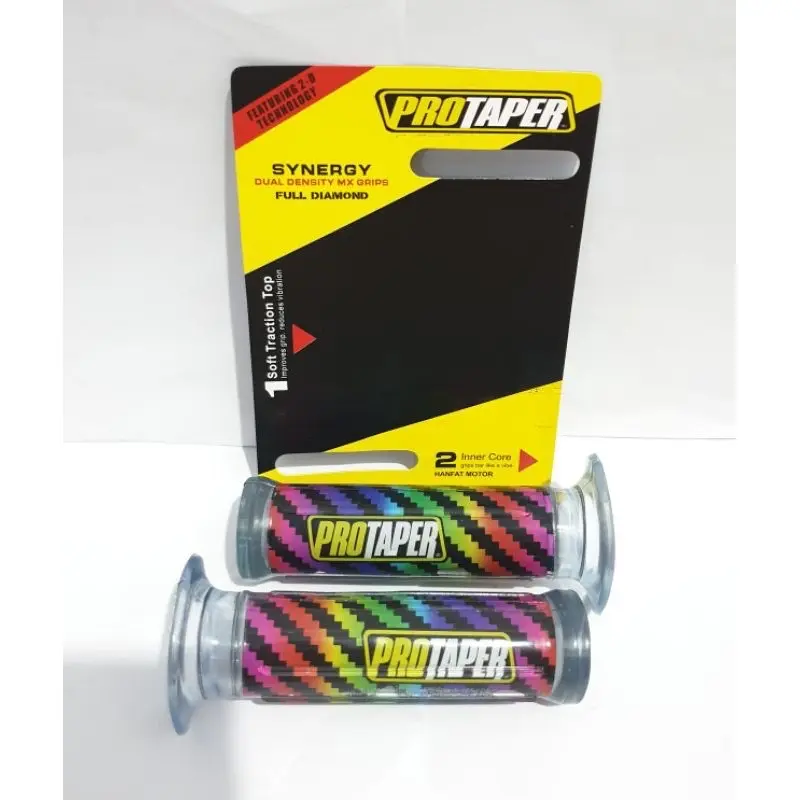 Handgrip Protaper Carbon Handfat Karbon Rainbow Grip Pelangi Universal 4