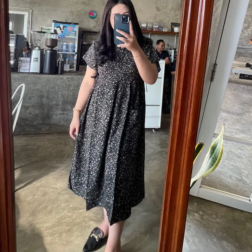KANAYA DRESS Santai Bunga Manis