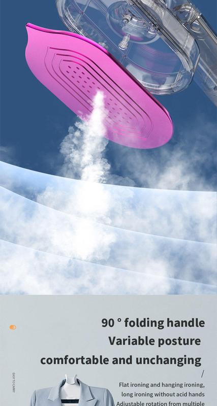 Product Introduction of Portable Mini Steam Iron For Clothes Foldable Handheld Electric Ironer Wet Dry Garment Steamer Ironing Machine Travel Home Appli 17
