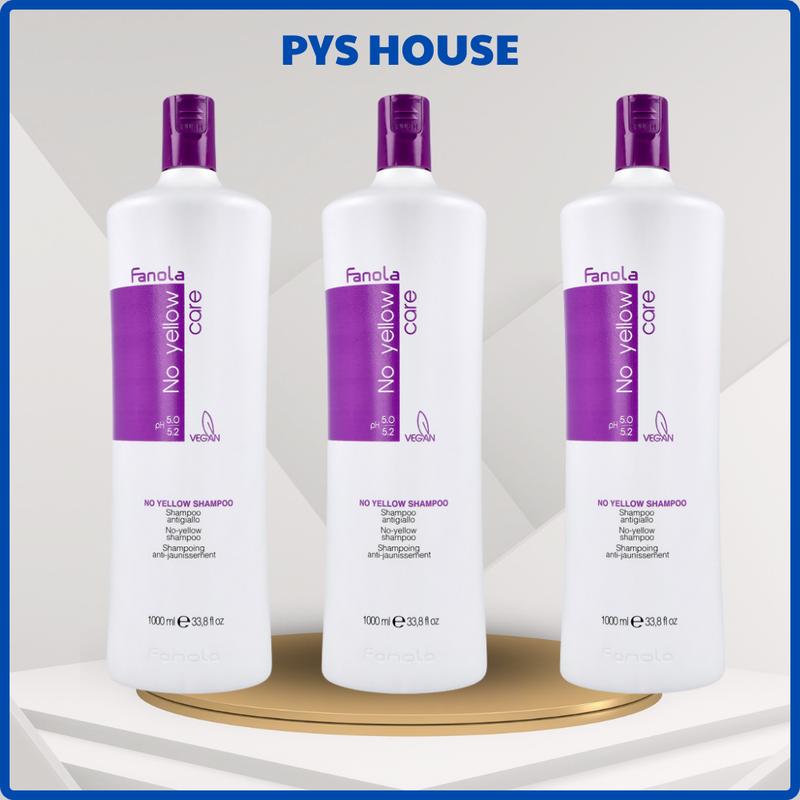 DẦU GỘI TÍM KHỬ VÀNG FANOLA NOYELLOW ITALY 1000ML [CHÍNH HÃNG]