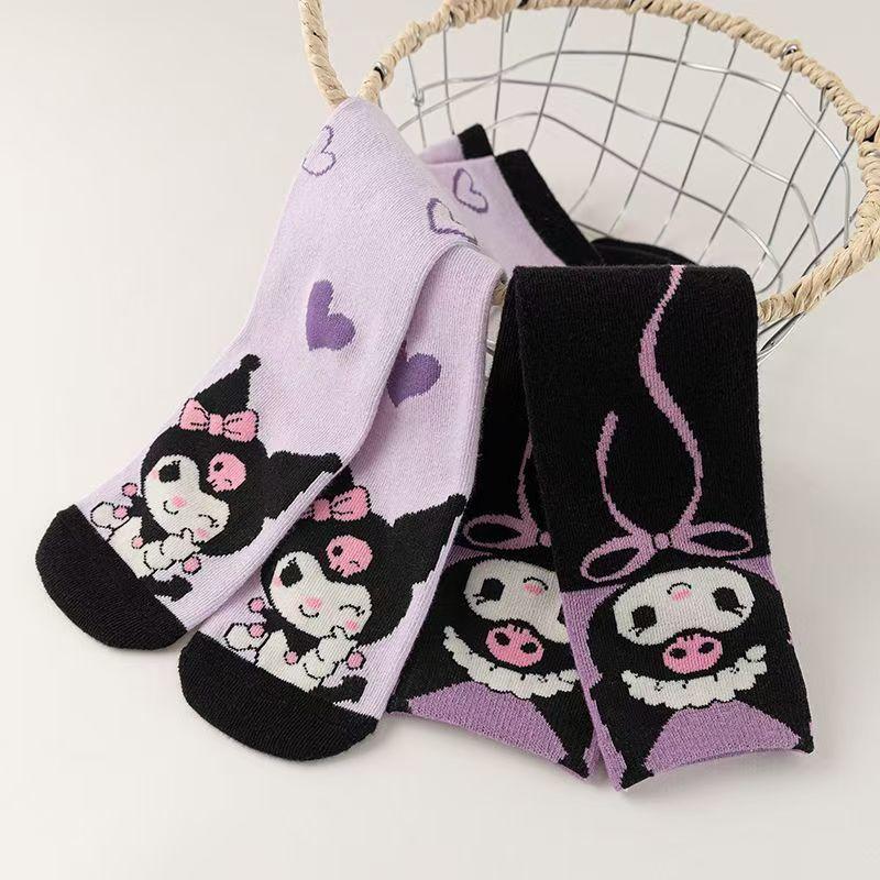 Tất Trẻ Em, Clow M, Cho Bé Gái Mùa Xuân Và Mùa Thu, Bắp Chân, Làm Bằng Cotton Nguyên Chất, Tất Trẻ Em, Thiết Kế Hoạt Hình Dễ Thương Và Thời Trang, Dài Giữa Bắp Chân, Năm 2025 5