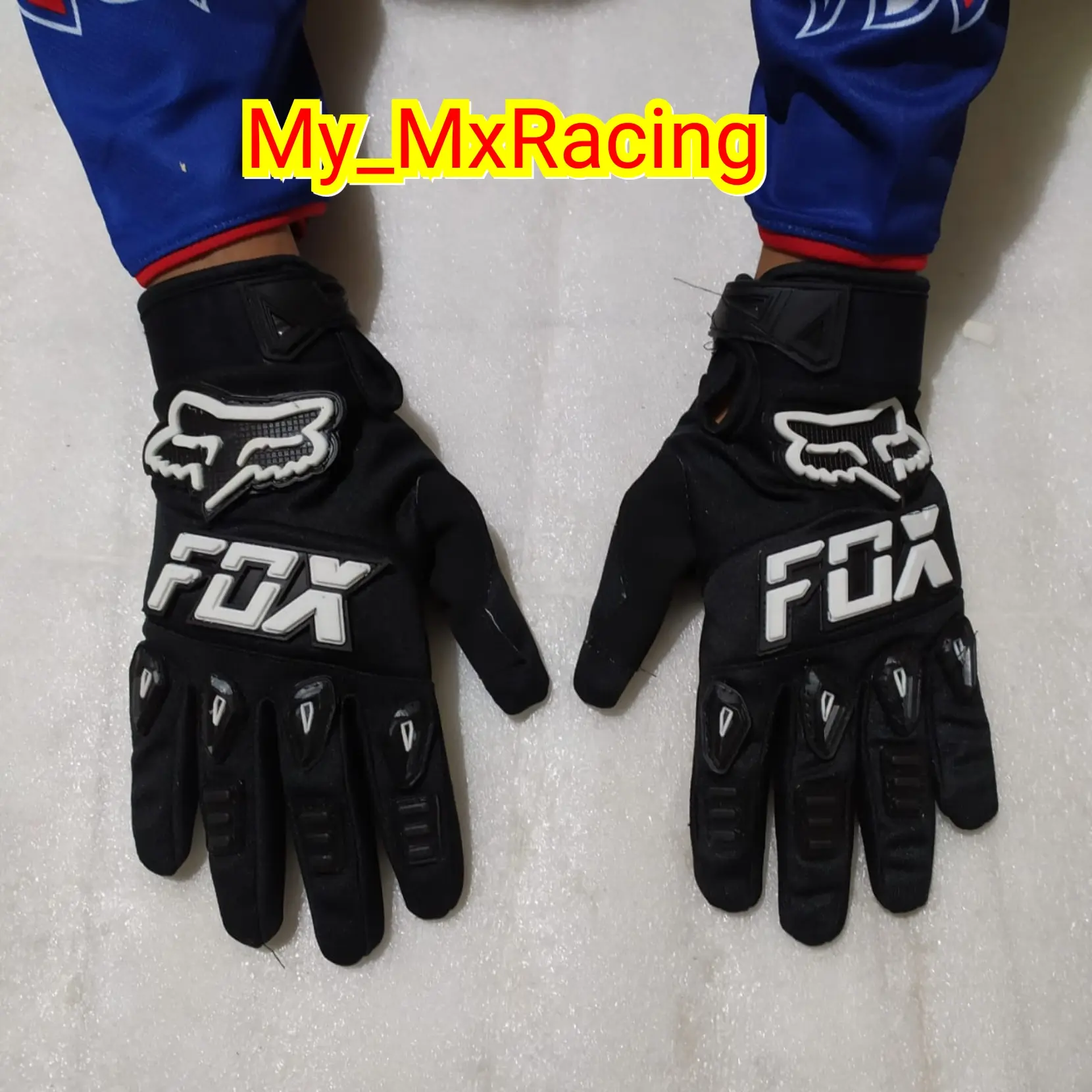 sarung tangan cross - glove trail dirtpaw BLACK - sarung tangan sepeda downhil - glove berkendara - sarung tangan motor - drag - sarung tangan supermoto - touring -bahan karet dan sablon terlaris