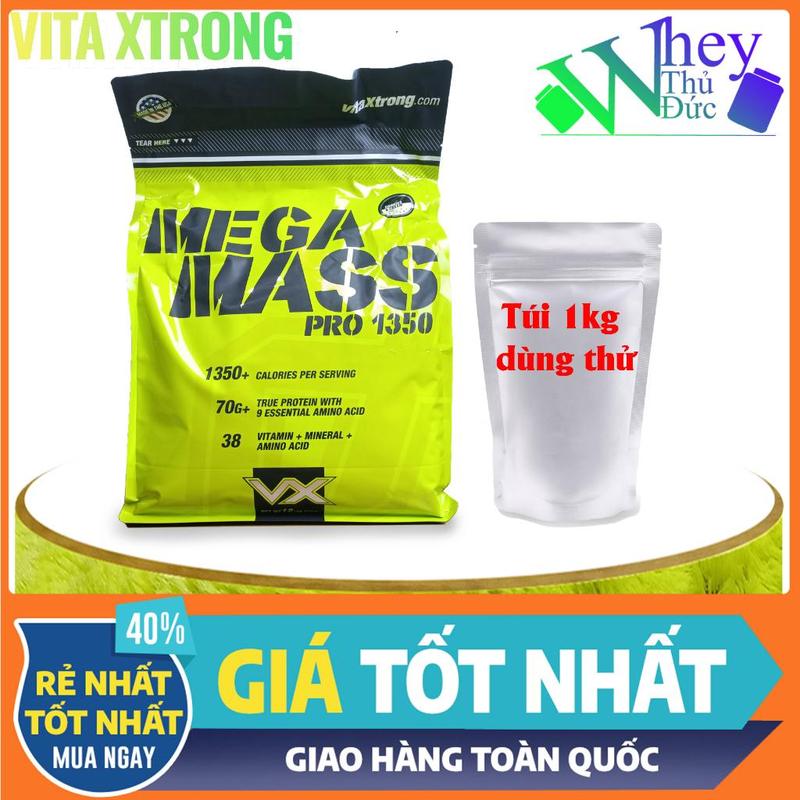 [Túi 1kg] Sữa bột Mega Mass VitaXtrong - Bột protein cao cấp 0